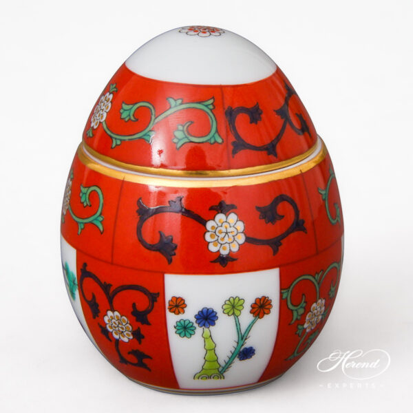 Herend Egg Red Dynasty 6043-0-00 G