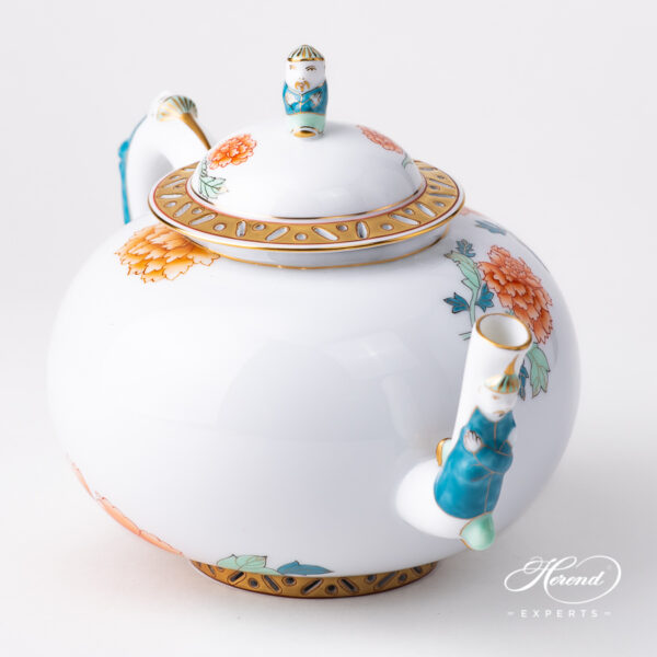 Herend Pink Peony Teapot 3304-0-21 PVR