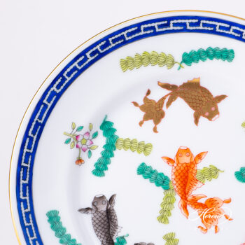 Herend Poisson Fishes Dessert Plate 2515-0-00 PO