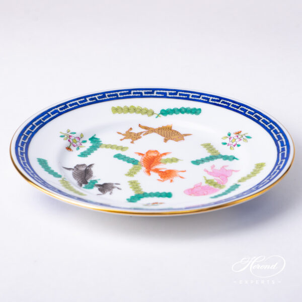 Herend Poisson Fishes Dessert Plate 2515-0-00 PO