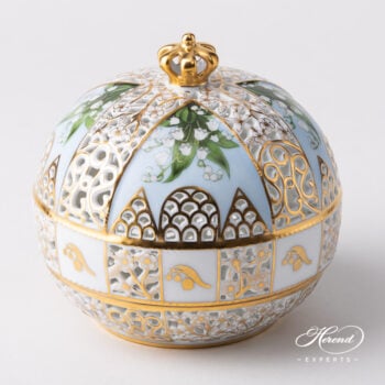 Herend - 特典付＊Spring Sale【新品/訳あり】HEREND ボール 3枚セット Bonbonniere / Fancy Box - Special Lily of the Valley