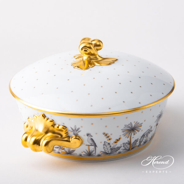 Herend Vegetable Ragou dish Oriental Showmen - Asian Garden 2041-0-06 FODON