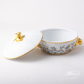 Herend Vegetable Ragou dish Oriental Showmen - Asian Garden 2041-0-06 FODON