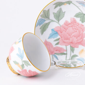 Herend Peony Flowers Tea cup 3364-0-21 PVFP-X1
