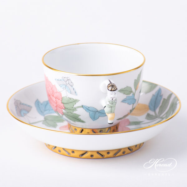 Herend Peony Flowers Tea cup 3364-0-21 PVFP-X1
