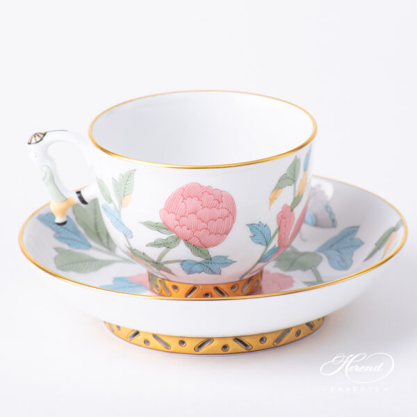 Herend Peony Flowers Tea cup 3364-0-21 PVFP-X1