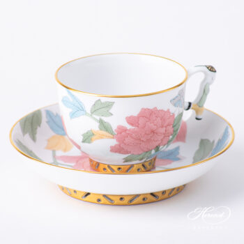Herend Peony Flowers Tea cup 3364-0-21 PVFP-X1