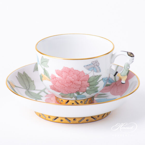 Herend Peony Flowers Tea cup 3364-0-21 PVFP-X1