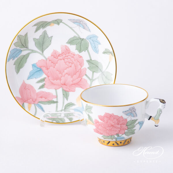Herend Peony Flowers Tea cup 3364-0-21 PVFP-X1