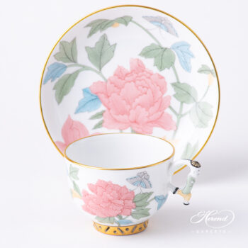 Herend Peony Flowers Tea cup 3364-0-21 PVFP-X1