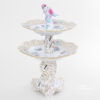 Herend Two Tier cake stand Bird handle Royal Garden 7442-0-00 EVICT2