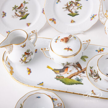 Herend Rothschild Bird coffee set