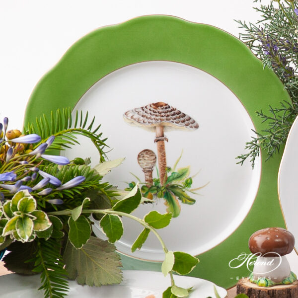 Herend Charger plate Mushroom