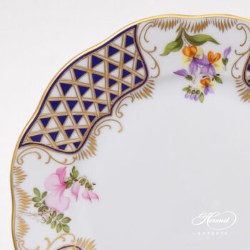 Herend Dessert plate Mosaic and Flowers 20517-0-00 MTFC