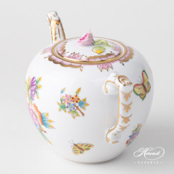 Herend Victoria Teapot Pink Edge 606-0-09 VBO-Y2