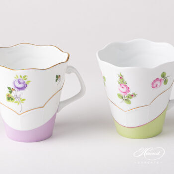 Herend Vienna Rose Mugs