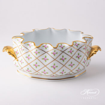 Herend Cachepot Sevres Roses 7648-0-00 SPROG