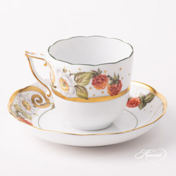 Herend coffee cup of Oriental Showmen 20706-0-00 FODO