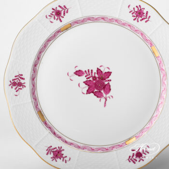 Chinese Bouquet Pink Round dish 158 AP