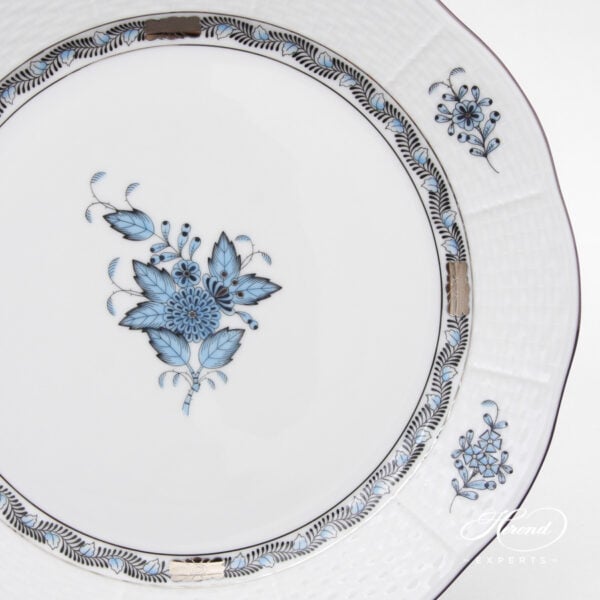 Herend Chinese Bouquet Platinum Meat plate 524-0-00 ATQ3-PT