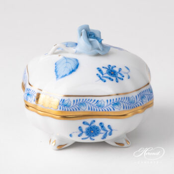 Herend Fancy Box Chinese Bouquet Blue 6179-0-09 AB