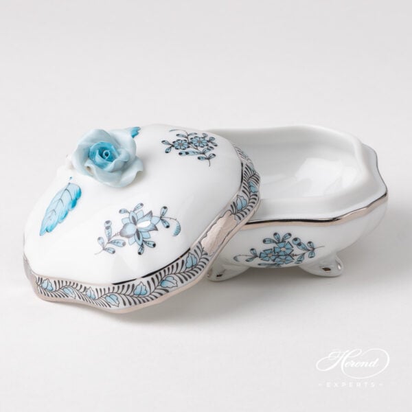 Herend Fancy Box Chinese Bouquet Platinum 6179-0-09 ATQ3-PT