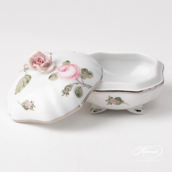 Herend Fancy Box Vienna Rose Platinum 6179-0-09 VGR-PT