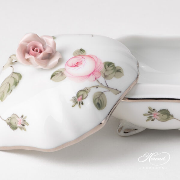 Herend Fancy Box Vienna Rose Platinum 6179-0-09 VGR-PT