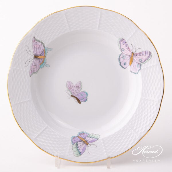 Herend Royal Garden Butterfly Soup or Pasta plate 504-0-00 EVICTP2