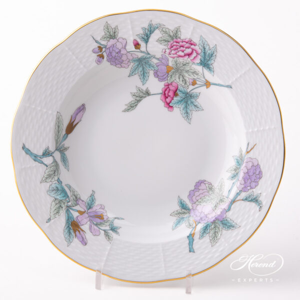 Herend Royal Garden Floral Soup or Pasta plate 504-0-00 EVICTF2