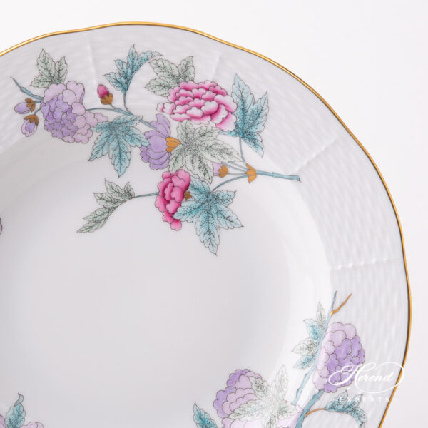Herend Royal Garden Floral Soup or Pasta plate 504-0-00 EVICTF2