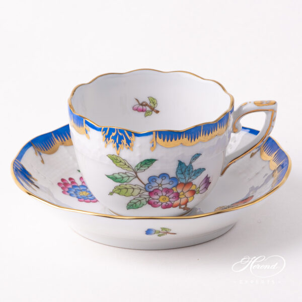 Herend Victoria Simple Blue Espresso cup 711-0-00 VBA-Y3