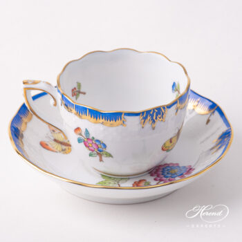 Herend Victoria Simple Blue Espresso cup 711-0-00 VBA-Y3