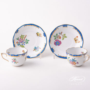 Herend Victoria Simple Blue Espresso cup 711-0-00 VBA-Y3