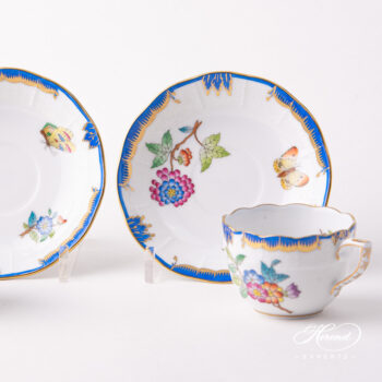 Herend Victoria Simple Blue Espresso cup 711-0-00 VBA-Y3