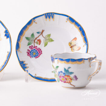 Herend Victoria Simple Blue Espresso cup 711-0-00 VBA-Y3