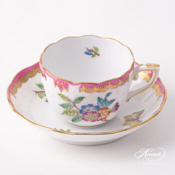 Herend Victoria Simple Pink Espresso cup 711-0-00 VBA-Y4