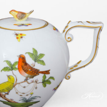 Herend Rothschild Bird teapot 605-0-05 RO