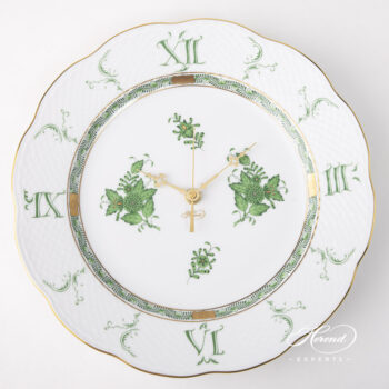 Chinese Bouquet Wall Clock of Herend Apponyi 527-0-47 AV
