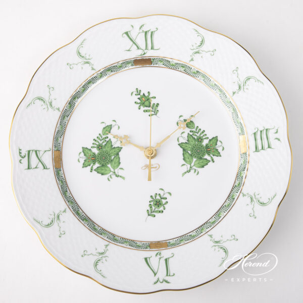 Chinese Bouquet Wall Clock of Herend Apponyi 527-0-47 AV