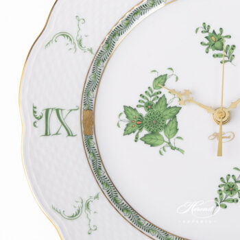 Chinese Bouquet Wall Clock of Herend Apponyi 527-0-47 AV