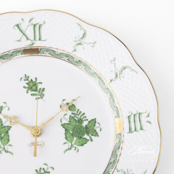 Chinese Bouquet Wall Clock of Herend Apponyi 527-0-47 AV