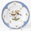 Herend Rothschild Bird blue fish scale Soup plate 504-0-00 RO-EB #9