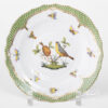 Herend Rothschild Bird green fish scale Dessert plate 1518-0-00 RO-EV #7