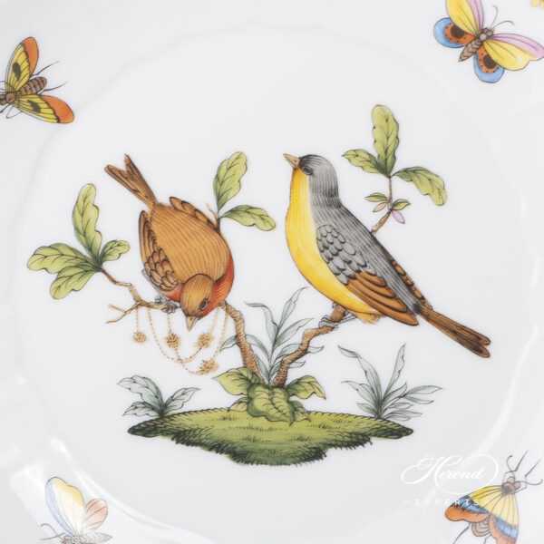 Herend Rothschild Bird green fish scale Dessert plate 1518-0-00 RO-EV #7
