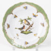 Herend Rothschild Bird green fish scale Dessert plate 1518-0-00 RO-EV #8