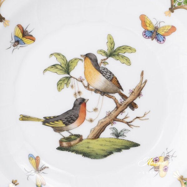 Herend Rothschild Bird green fish scale Dessert plate 1518-0-00 RO-EV #8