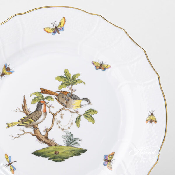 Herend Rothschild Bird Meat plate 1524-0-00 RO #11