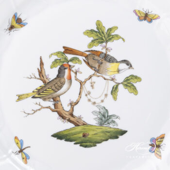 Herend Rothschild Bird Meat plate 1524-0-00 RO #11