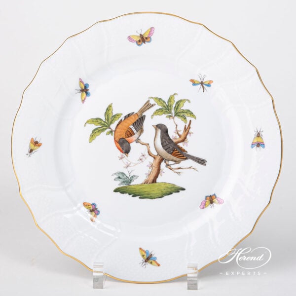 Herend Rothschild Bird Meat plate 1524-0-00 RO #12
